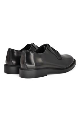 Scarpa lacci uomo in pelle spazzolata colore nero. ANTICA CUOIERIA | 23050-NERO